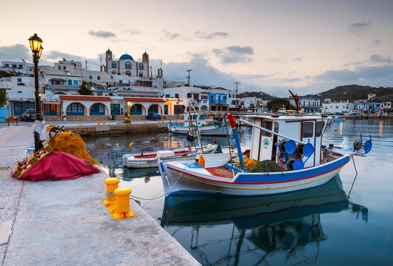Lefkas marina and sailing yachts