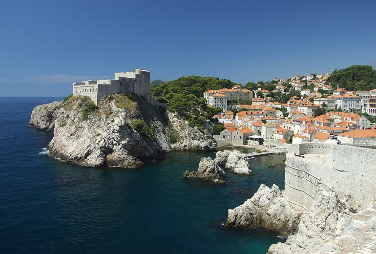 Korčula old town from the sea