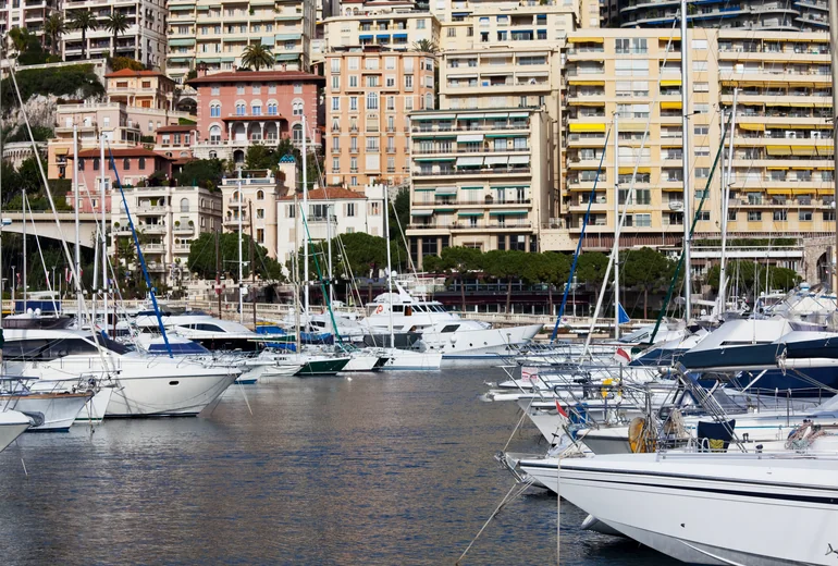 French Mediterranean coastline with rocky shore
