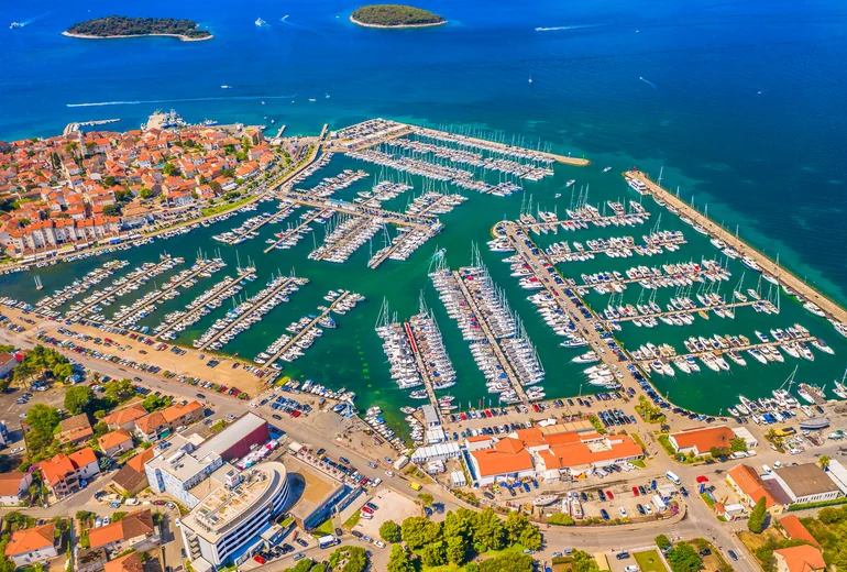 Biograd waterfront and marina